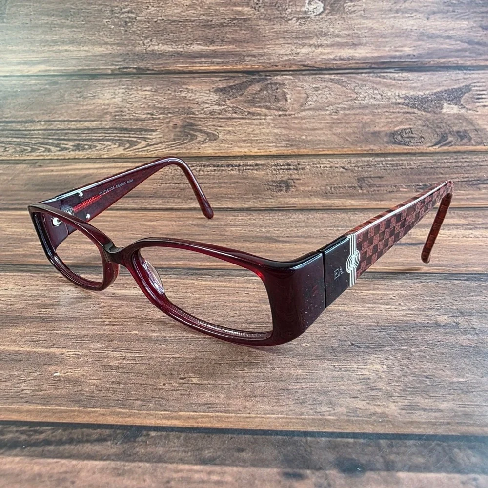 Elizabeth Arden Women's Sunglasses Burgundy 53mm‎ Rectangular Frame